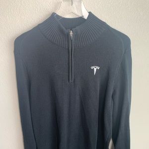 Tesla Employee Quarter ZIP Sweater